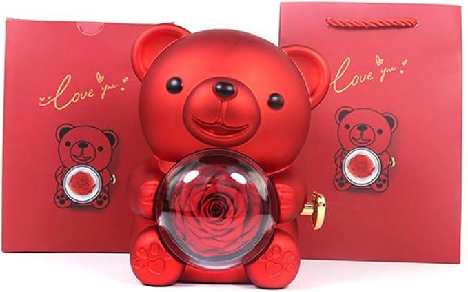 Lourina Eternal Bear & Personalized Necklace Gift