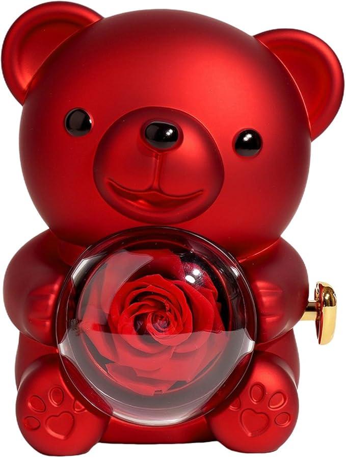 Lourina Eternal Bear & Personalized Necklace Gift