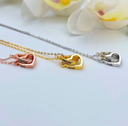 Lourina Eternal Rose Box & Personalized Necklace Gift