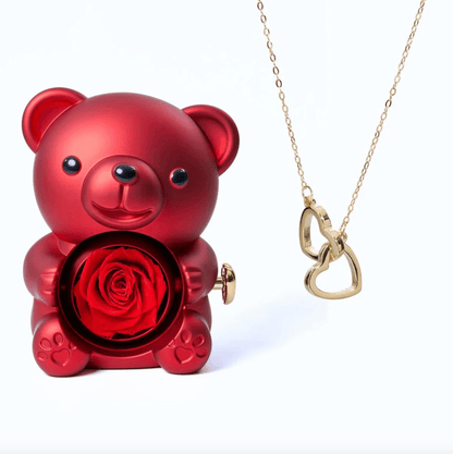 Lourina Eternal Bear & Personalized Necklace Gift