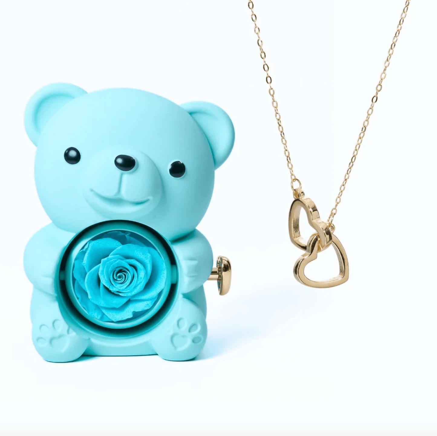 Lourina Eternal Bear & Personalized Necklace Gift