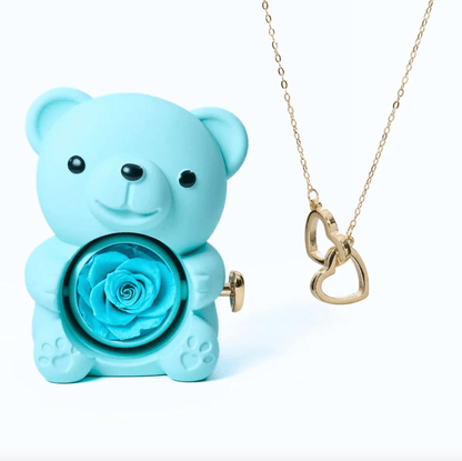 Lourina Eternal Bear & Personalized Necklace Gift