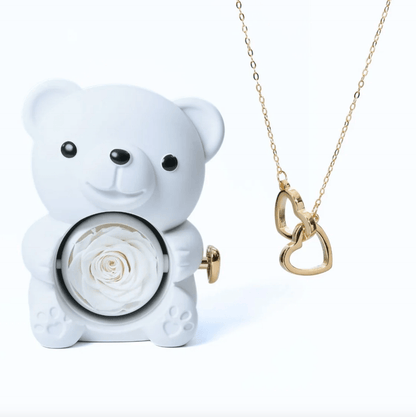 Lourina Eternal Bear & Personalized Necklace Gift