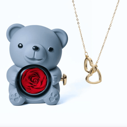 Lourina Eternal Bear & Personalized Necklace Gift