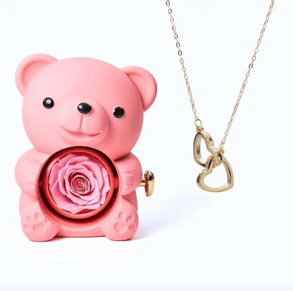 Lourina Eternal Bear & Personalized Necklace Gift