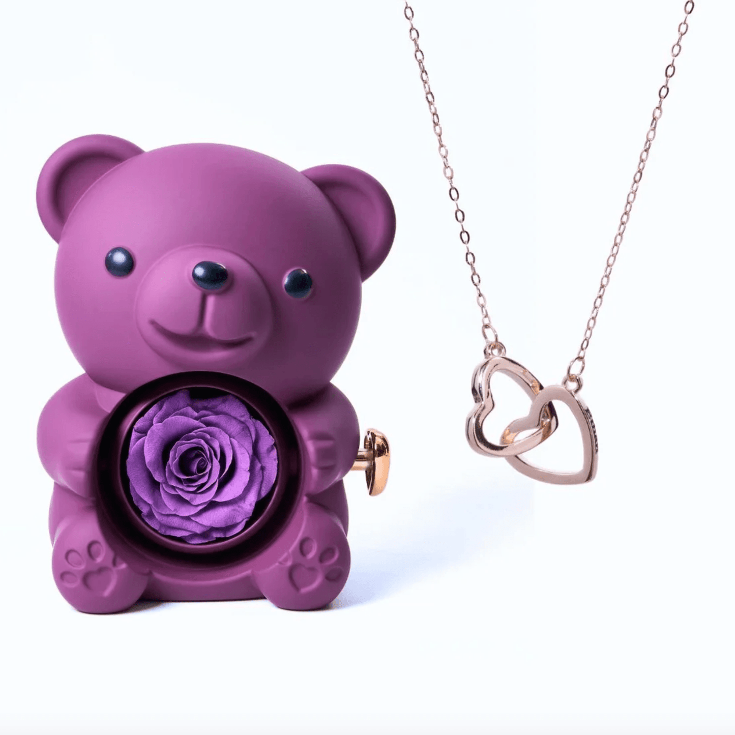 Lourina Eternal Bear & Personalized Necklace Gift