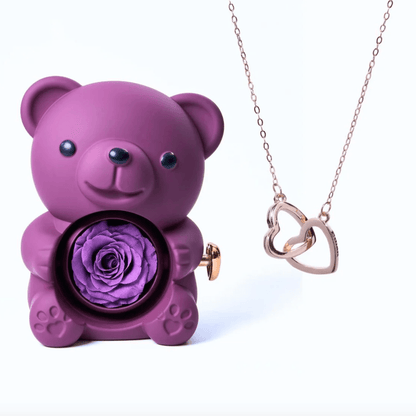 Lourina Eternal Bear & Personalized Necklace Gift