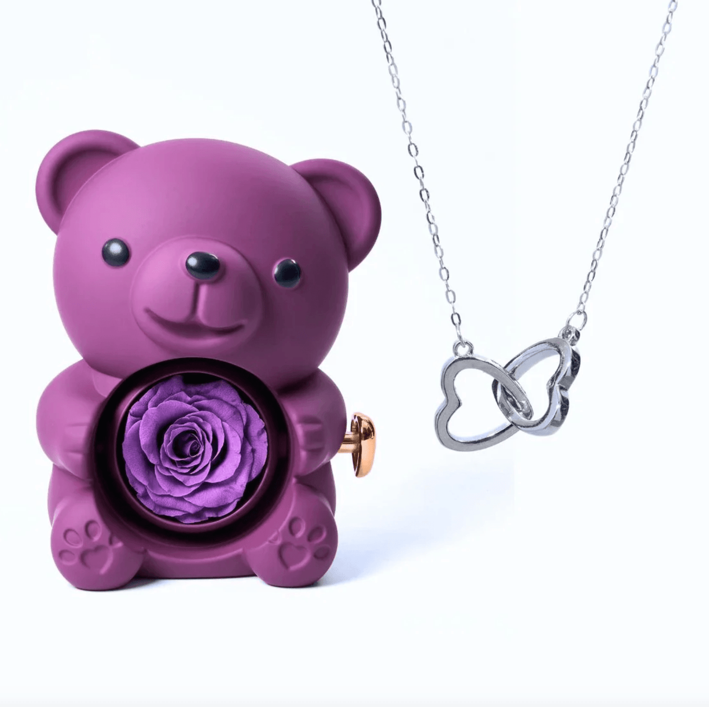 Lourina Eternal Bear & Personalized Necklace Gift