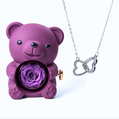 Lourina Eternal Bear & Personalized Necklace Gift