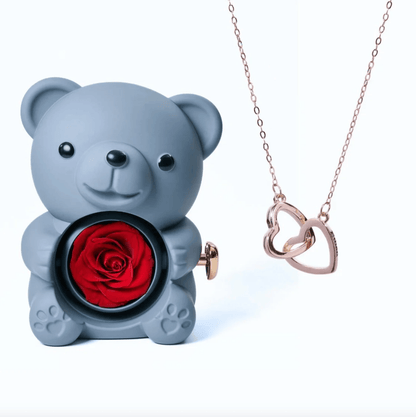 Lourina Eternal Bear & Personalized Necklace Gift