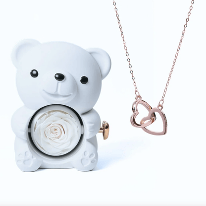 Lourina Eternal Bear & Personalized Necklace Gift