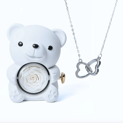 Lourina Eternal Bear & Personalized Necklace Gift