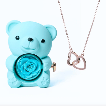 Lourina Eternal Bear & Personalized Necklace Gift